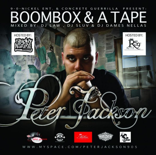 BoomBox A Tape FRONT COVER 545x541 Peter Jackson   Boombox & A Tape (Mixtape)