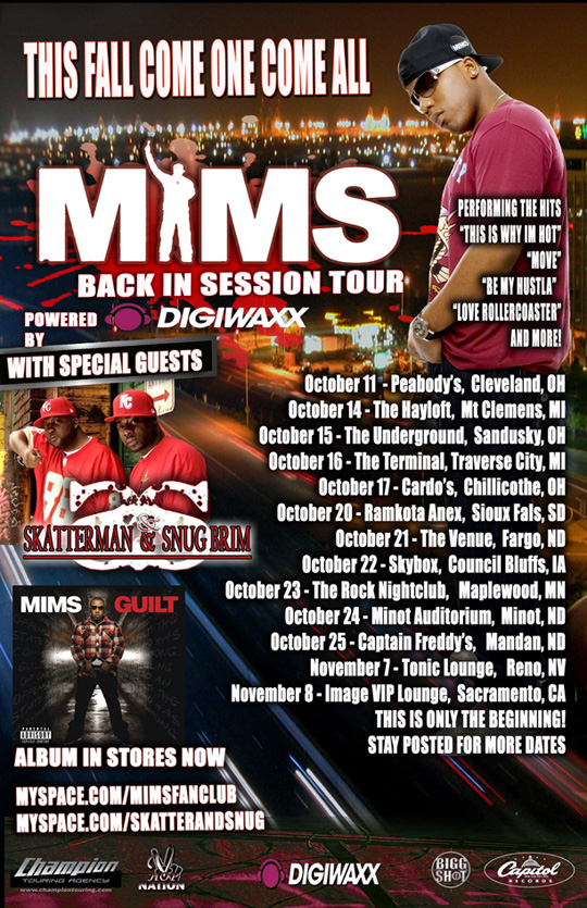 Mims-tour Mims Mims on tour