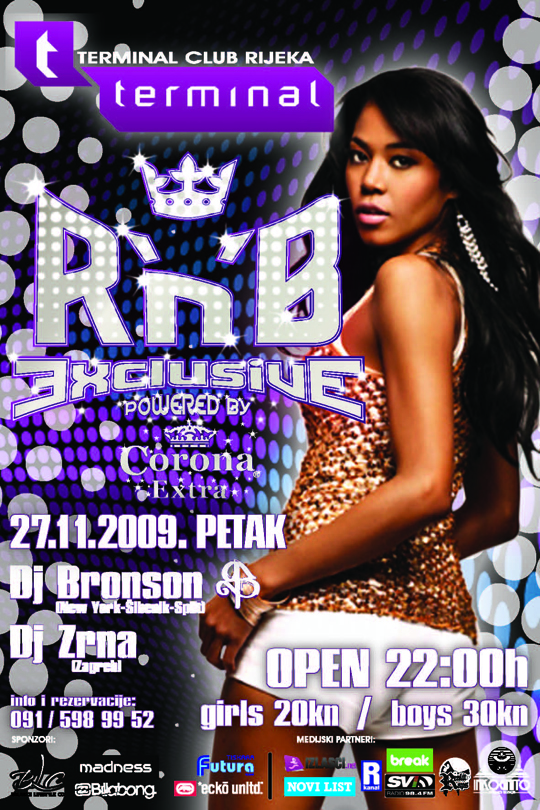 Flayer R'n'B Terminal Flayer RnB Terminal RnB EXCLUSIVE @ Klub Terminal (Rijeka)