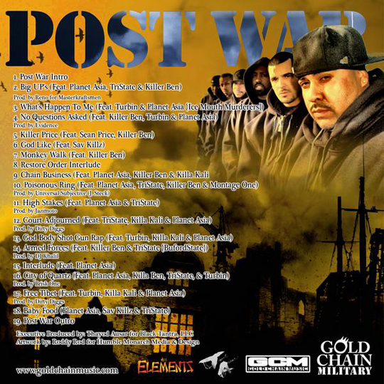 GCM Mixtape back cover