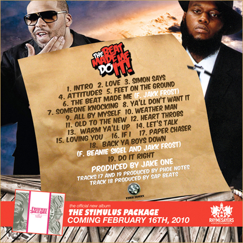 freeway don cannon jake one the beat made me do it back Freeway   The Beat Made Be Do It (Mixtape)