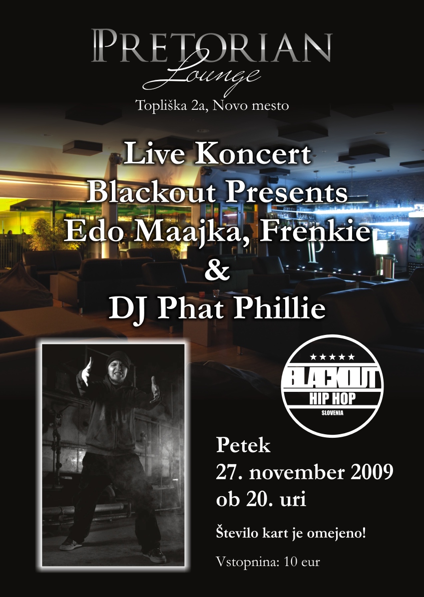 Pretorian Edo Maajka Blackout