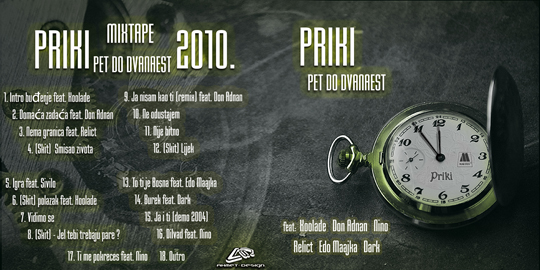 PRIKI 5 do 12 cover Priki   Pet Do Dvanaest (Mixtape)