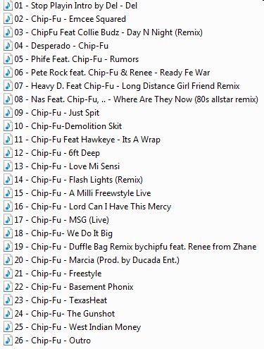 screenshot5 Chip Fu   Stop Playing! (Mixtape)