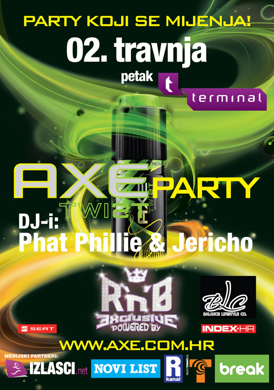 AXE twist A5 Terminal Rijeka 02042010 M 1 DJ Phat Phillie @ Axe Party (Terminal, Rijeka)