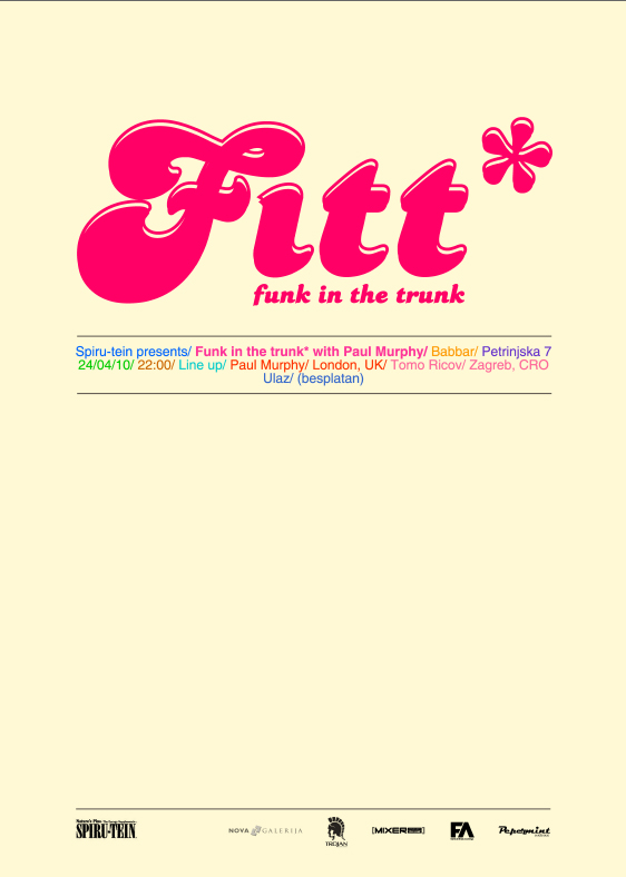 Fitt final prvi Funk in the trunk w/ Paul Murphy(UK) & Tomo Ricov @ Babbar (ZG)