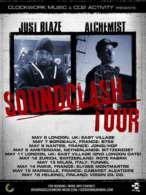 justblaze-alchmeist justblaze alchmeist Just Blaze & Alchemist European Tour
