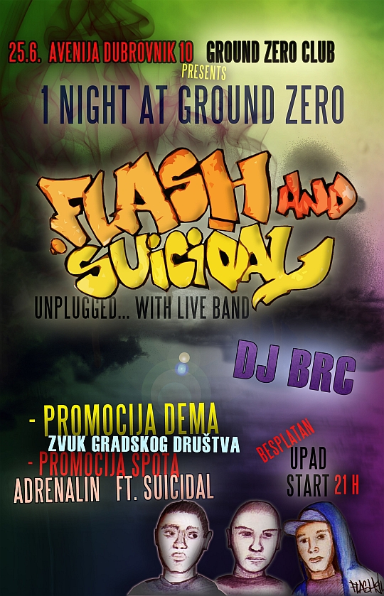 PROMOCIJA-FLYER PROMOCIJA FLYER Flash91 Live @ Ground Zero (Zagreb)