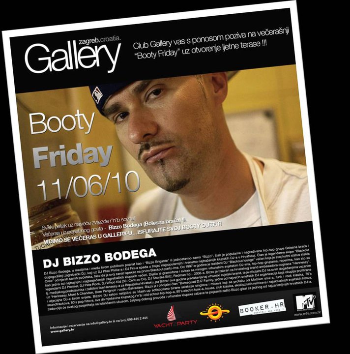bizzo gallery DJ Bizzo Bodega @ Gallery (Zagreb)