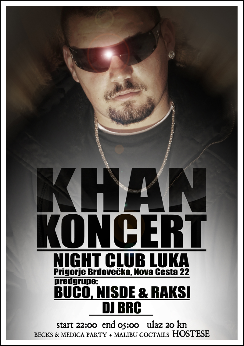 khan koncert Khan & Buco, Nisde & Raksi @ Luka (Zaprešić)