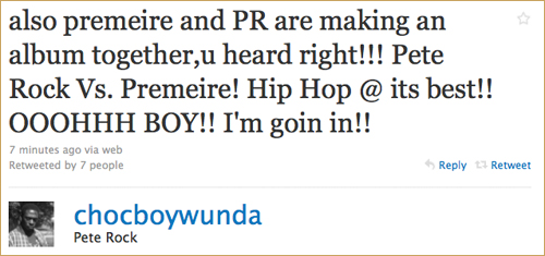 20100630 PREMIERROCK DJ Premier & Pete Rock recording a collabo album?