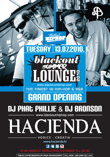 hacienda1 flyer 13071 Večeras otvorenje Blackout Summer Loungea u Haciendi!
