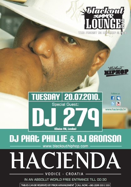 flyer 20071 DJ 279 sutra u Haciendi!