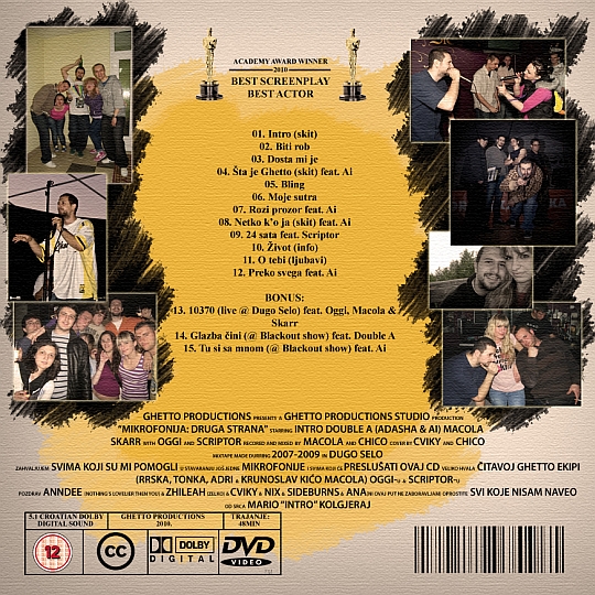 Back cover Back cover Intro Mikrofonija (Mixtape)