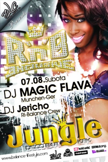 magicflava flyer 360x540 R’nB EXCLUSIVE w/ DJ Magic Flava @ Club Jungle (Krk)