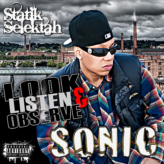 sonic look listen and observe mixtape front cover Sonic Feat. Termanology & Reks   Money & Power