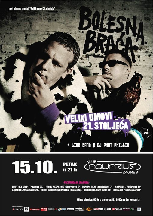 bb flyer Nagradna igra: Besplatne karte za koncert Bolesne Braće u Aquariusu!