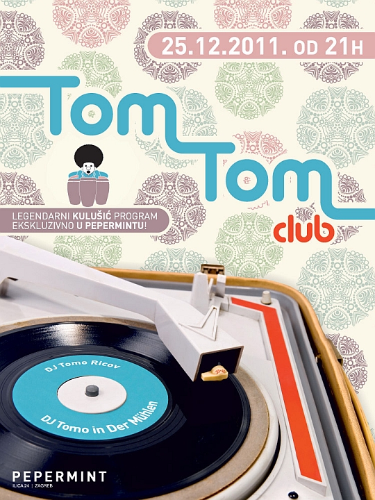 TomTom 25 12 2011 preview1 Tom Tom Club @ Pepermint (Zagreb)