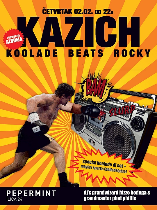 koolade kazich koolade kazich Koolade Beats Rocky Album Release Party @ Kazich (Pepermint, Zagreb)