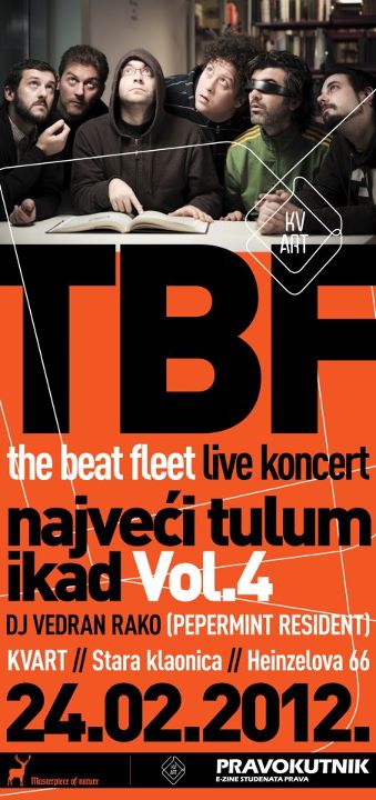 tbf kvart TBF Live @ Kvart (Zagreb)