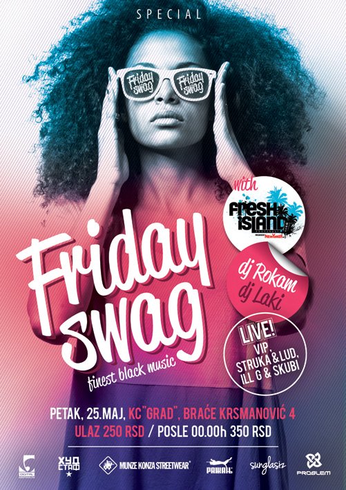 Friday Swag & Fresh Island Special KC Grad (Beograd) Blackout Hip Hop Blackout Hip Hop