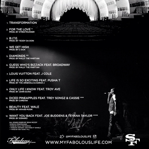 fabolous st2 tracklist 600x600 Fabolous   The Soul Tape 2 (Mixtape)