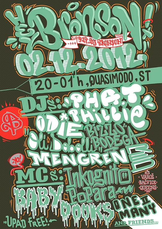 hey-bronson-w1 hey bronson w1 Hey Bronson! @ Quasimodo (Split)