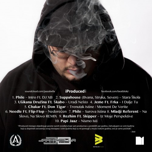 iProduced Vol.1 2 Back 500x500 Jaazabella Beatz   iProduced Vol. 1 (Mixtape)