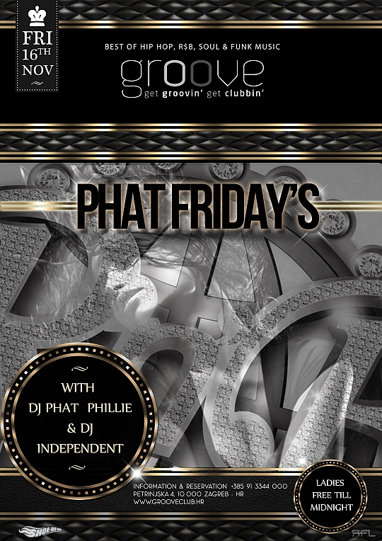 phat fridays groove club Phat Fridays @ Groove Club (16.11.)