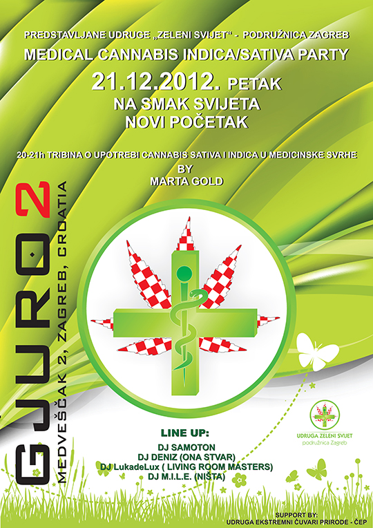 plakat1.CDR PLAKAT1 Medical Cannabis Indica / Sativa Party @ Gjuro 2