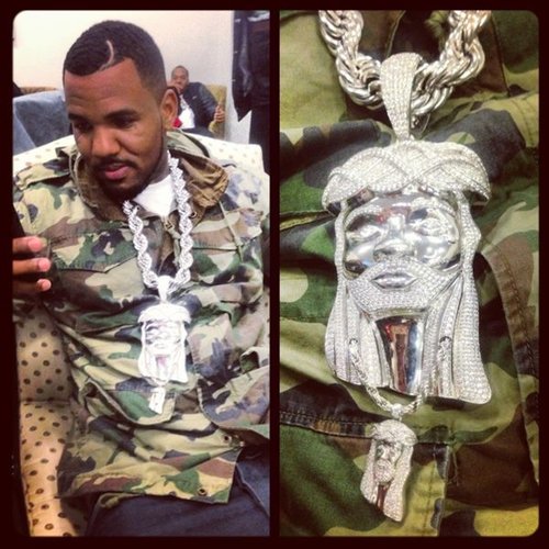 The-Game-Jesus-Piece-Chain The Game Jesus Piece Chain Game Feat. Common & Kanye West Jesus Piece