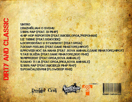 denno zadnja denno zadnja Denno Carvaglio Dirty & Classic (Mixtape)