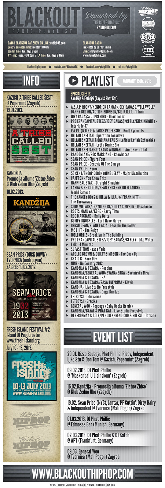 PLAYLIST 15 1 Blackout Radio Playlist & DL Links (Jan 15th, 2013)