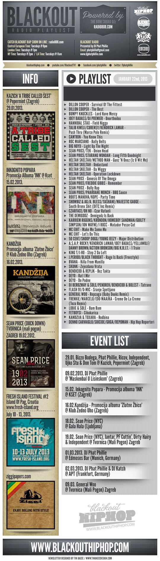 PLAYLIST 22 1 Blackout Radio Playlist & DL Links (Jan 22th, 2013)