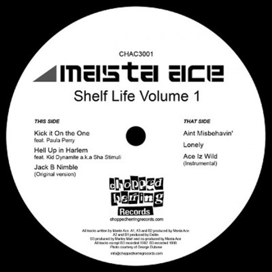 Masta Ace Shelf Life 540x540 Previously Unreleased Masta Ace Music Circa 1992
