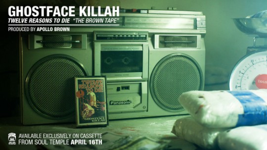 Ghostface Killah & Apollo Brown Twelve Reasons To Die: The Brown Tape GFK 540x303 Ghostface Killah & Apollo Brown Twelve Reasons To Die: The Brown Tape