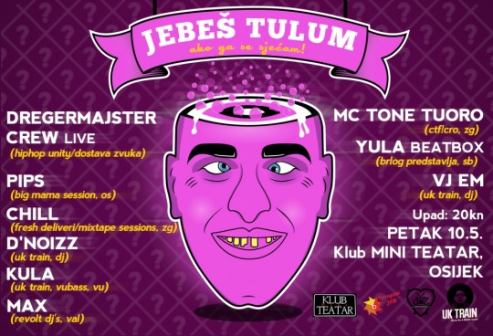 Jebeš Tulum Ako Ga Se Sjećam @ Mini Teatar, Osijek JTAGSS 500kom 540x368 Jebeš Tulum Ako Ga Se Sjećam @ Mini Teatar, Osijek