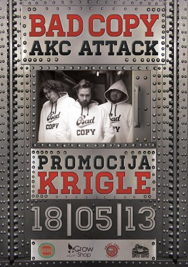 Bad Copy Promocija albuma Krigle @ AKC Attack (Medika) bc 381x540 Bad Copy Promocija albuma Krigle @ AKC Attack (Medika)