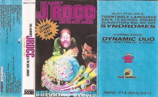 jroccatoms 540x334 J Rocc & The Beat Junkies   Breaking Atoms (1996)