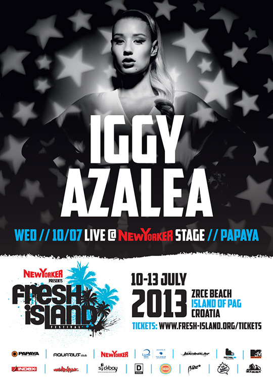 Iggy Azalea flyer A6 preview 1 1 Fresh Island presents: Iggy Azalea Live @ Papaya New Yorker Stage + more new names announced!